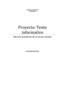 Hacia la fundación.