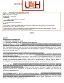 Unidad 1. PROBLEMA DEL CONOCIMIENTO.