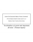 La disciplina es la parte más importante del éxito