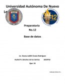 Actividad de Aprendizaje Base de Datos.