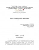 Nuevo modelo policial venezolano.