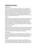 Actitud de alumnos Plataforma web