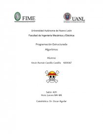Programación Estructurada - Algoritmos. Página 1