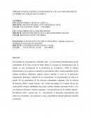 TITULO: INVESTIGACIONES ETNOMATEMATICA DE LAS COMUNIDADES DE LA SIERRA NEVADA DE SANTA MARTA..