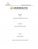 CLASIFICACION ELEMENTOS DEL COSTO