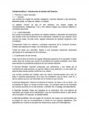 Unidad temática I. Introducción al estudio del Derecho.