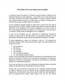 Situacion actual del empleo en colombia