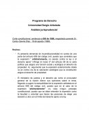 Programa de Derecho.Analisis Jurisprudencial.