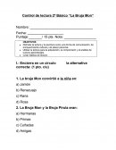 Control de lectura 2º Básico “La Bruja Mon”