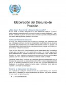Discurso de posicion