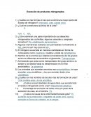 Excreción de productos nitrogenados