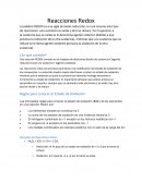 Reacciones Redox. Tarea