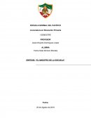 EL MAESTRO DE LA ESCUELA.