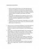 Redaccion de argumentos