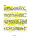 Biografia de Carlos Fuentes.