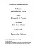 Ensayo Lazarillo de Tormes.