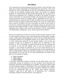 Arte gotico y romanticismo.