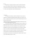 SÍNTESIS Y CARACTERIZACION DE LOS COMPLEJOS DE BIS(ACETILACETONATO) DE OXOVANADIO(IV), (VO(acac)2) Y BISACETILACETONATODIOXOMOLIBDENO(VI) (MoO2(acac)2)