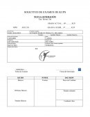 SOLICITUD DE EXAMEN DE KUPS