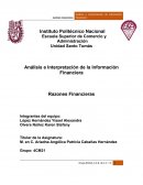 Practica - razones financieras