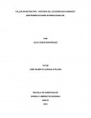 TALLER INVESTIGATIVO: “HISTORIA DE LOS DERECHOS HUMANOS”.