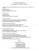 Test de estilos de aprendizaje.