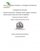 Investigacion de mercados - Fertilizante líquido orgánico