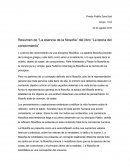 Resumen de “La esencia de la filosofía” del libro “La teoría del conocimiento”