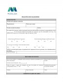 Formato de solicitud de vacaciones