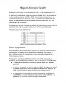 Aumento del producto interno bruto.