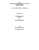 Tarea: Para la realización de esta primera actividad, se requiere observar los siguientes temas realizar un análisis y lectura