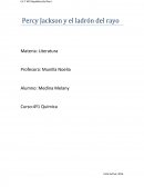 Percy Jackson y el ladrón del rayo