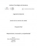 Gestión de los sistemas de calidad - Proyecto final