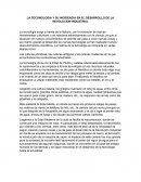Tecnologia incidida en el desarrollo de la revolucion industrial