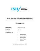 ANÁLISIS DEL ENTORNO EMPRESARIAL “GLORIA S.A.”