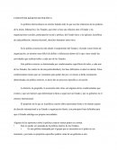 Conceptos básicos de política.