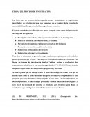 ETAPAS DEL PROCESO DE INVESTIGACIÓN.