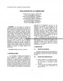 Iluminación: experiencia de laboratorio.