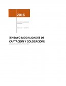 CAPTACION Y COLOCACION.