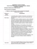 Evolución de la geografia.