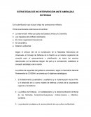 ESTRATEGIAS DE NO INTERVENCIÓN ANTE AMENAZAS EXTERNAS.