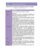 IMPORTANCIA EN LA DONACION DE PLAQUETAS