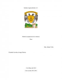 Modo de aceptación de la violencia Ética. Página 1