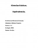 Ciencias basicas- Equivalencia.