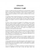 ENSAYO TÓTEM Y TABÚ