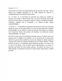 Teoria x - y. Página 1