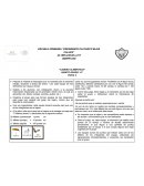 Examen fichas diagnostico 5to