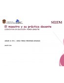 El maestro y su práctica docente.