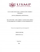 Los temas investigados en este trabajo son el clima laboral y satisfacción laboral en trabajadores de una empresa en el distrito de los olivos