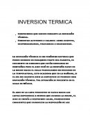 Inversion Termica.